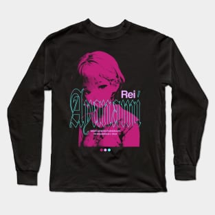 Rei Ayanami Streetwear Design Long Sleeve T-Shirt